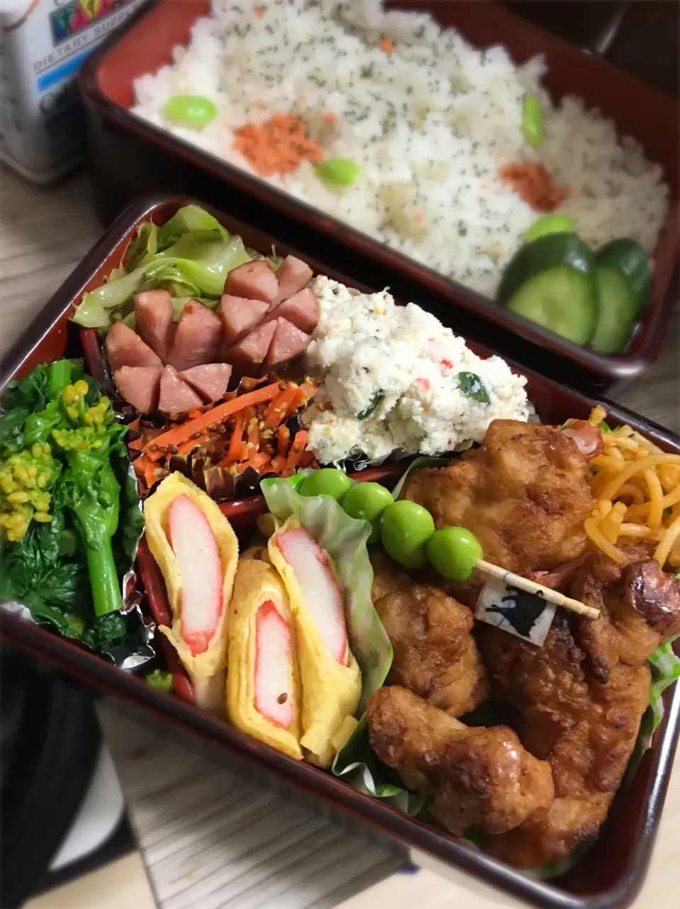 お花見弁当🌸1日め|くろねこじったん‍さん