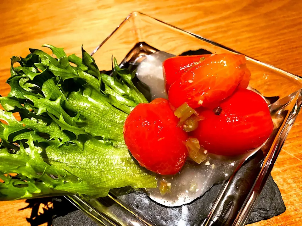 わさび香るトマトピクルス🥒🍅|naocchiさん