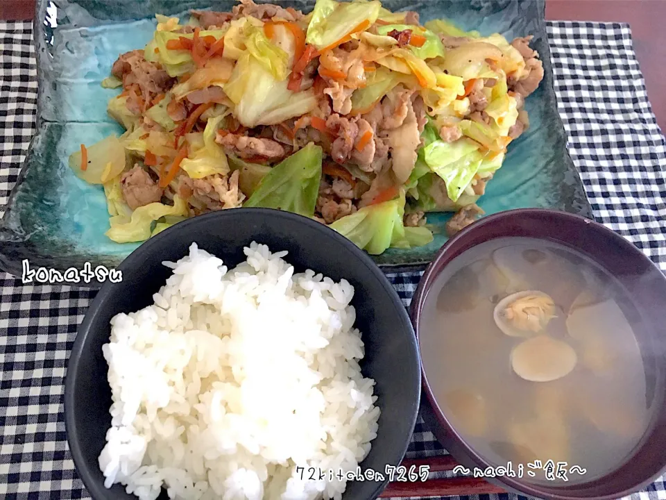 息子の昼ご飯～野菜炒め～
 #cookingram  #snapdish  #instafood  #お家ご飯  #お昼ご飯  #息子ご飯  #野菜炒め  #食べ盛り  #運動部男子  #バスケ部|nachiさん