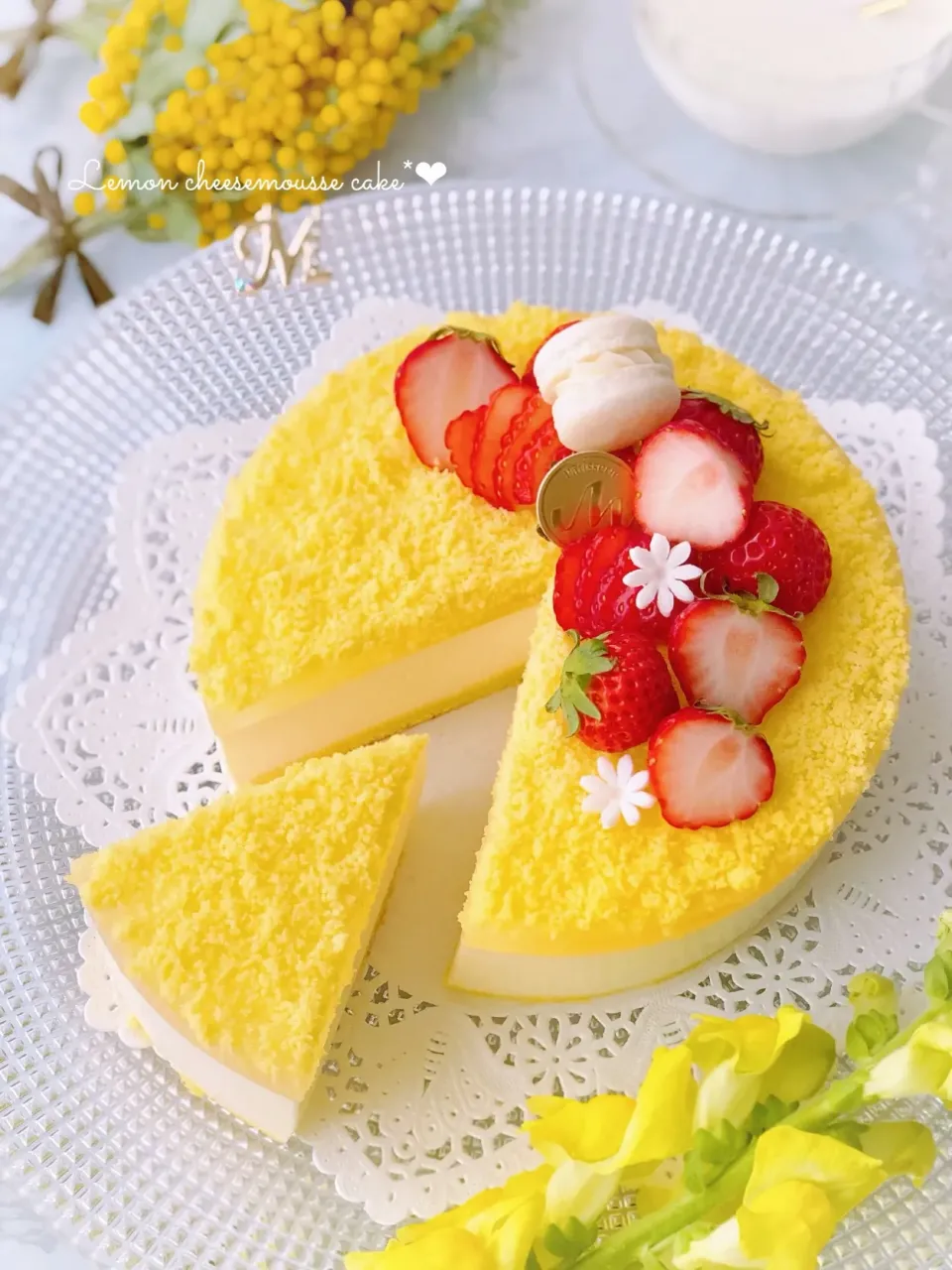 レモンチーズムースケーキ🍋|もえさん