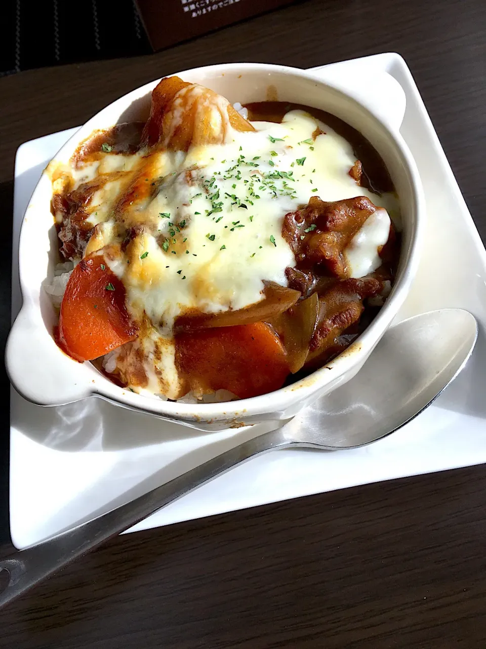 前夜の残りカレーでチーズカレードリア🍛|ちぐあささん