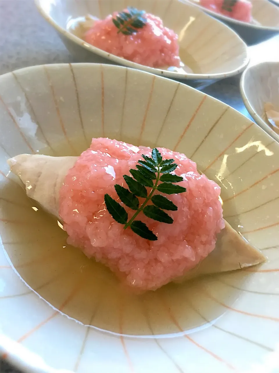 カジキの道明寺蒸し葛あんかけ✨|てんてんさん