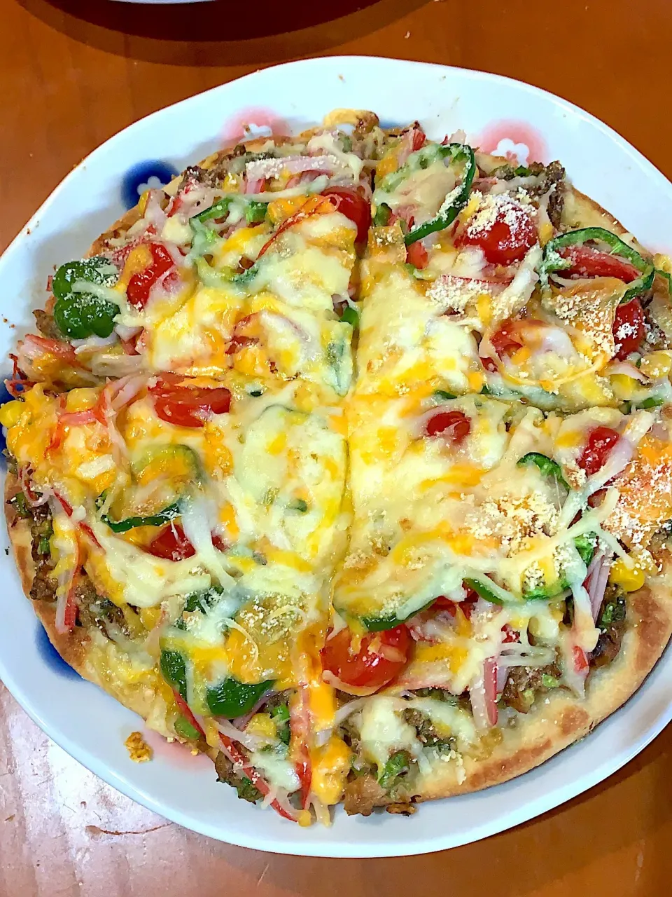 味噌鯖ネギピザ🍕🍕|村山由香さん