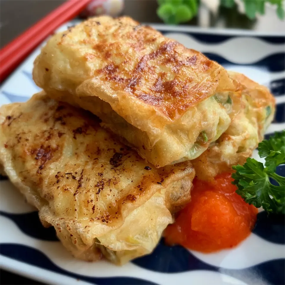 湯葉巻き豆腐餃子でヘルシー|さえちゃんさん