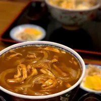 Snapdishの料理写真:あげカレーうどん|kureyanさん