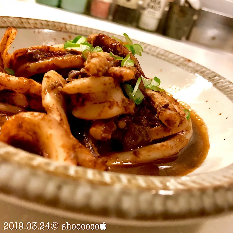 スルメイカの肝焼き|shoooocoさん