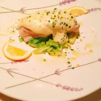 Snapdishの料理写真:鶏肉のクリームソース  レモン🍋風味|brad roseさん