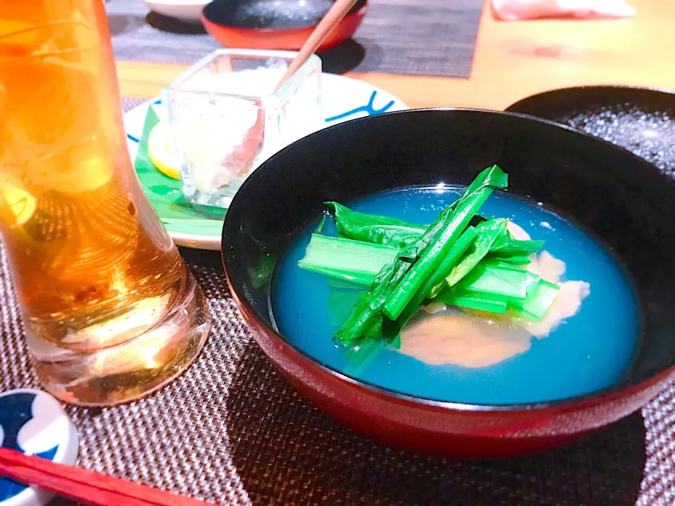 Snapdishの料理写真:飲み過ぎ注意！🍻ハマグリのお吸い物|かっちゃん杉さん