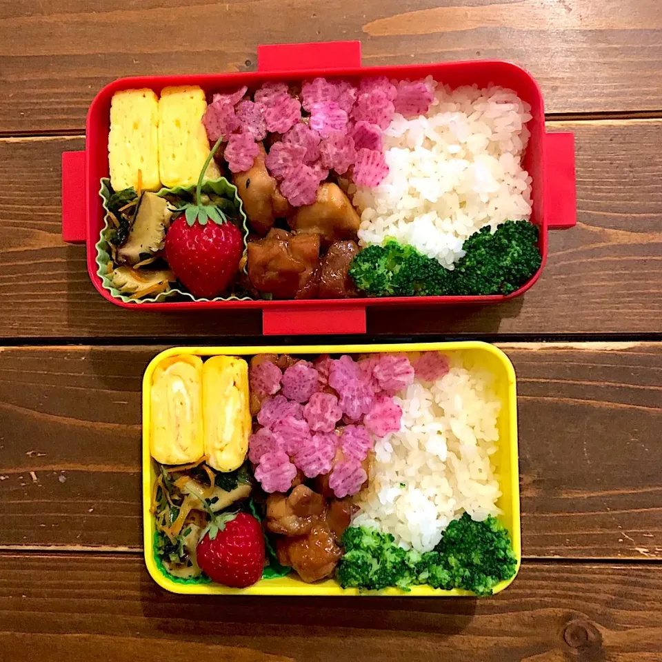 Snapdishの料理写真:桜が満開🌸弁当💕|ともさん