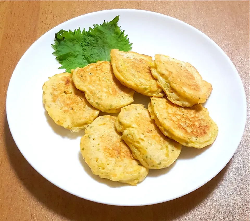 干しエビとお豆腐と生姜の落とし焼き|ナナさん