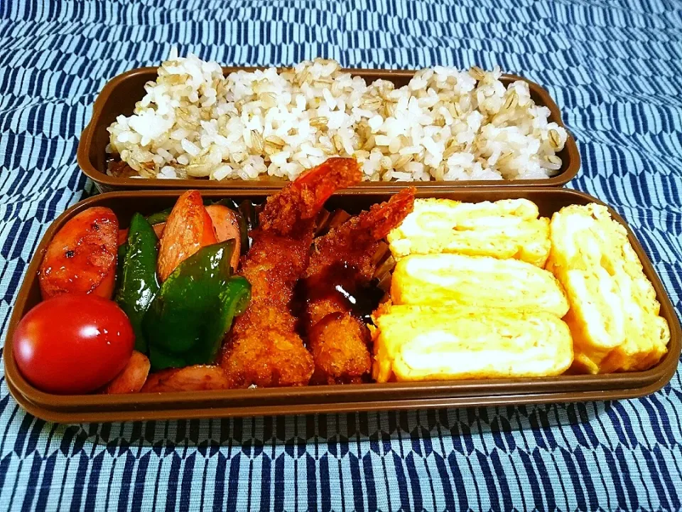 ☆今日のお弁当☆  パパのお弁当作り始めました。|hamamaさん