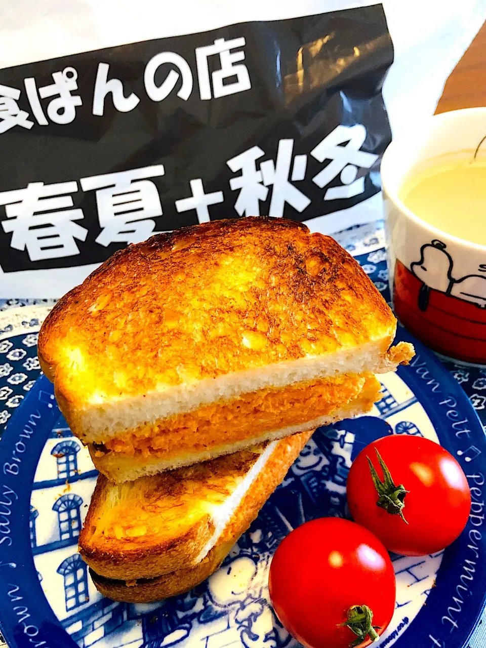 Snapdishの料理写真:にんじんトーストサンド|Norikoさん