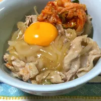 キムチ豚丼|あんくママさん