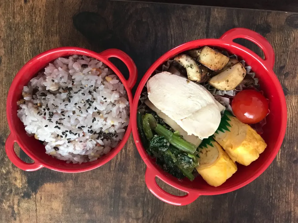 Snapdishの料理写真:愛妻弁当3.25夜の部|もりのさん