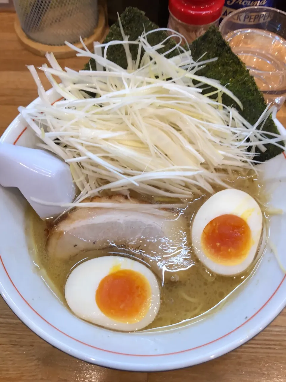 Snapdishの料理写真:醤油ねぎ  味玉|rockiさん