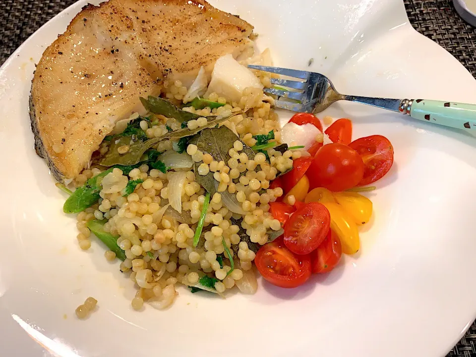 Italy couscous sea bass|twinwoodconnieさん