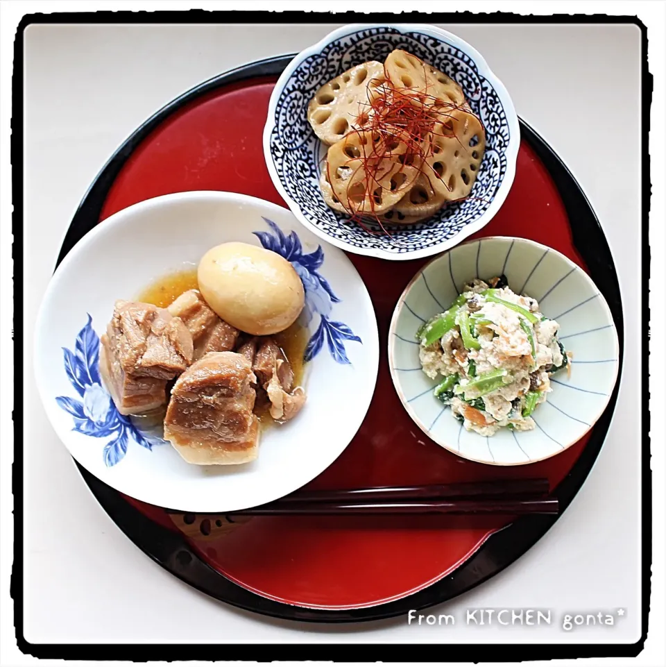 オーブンレンジだけで作った‼︎とある日の晩ごはんプレート🍚﻿|gonta*さん