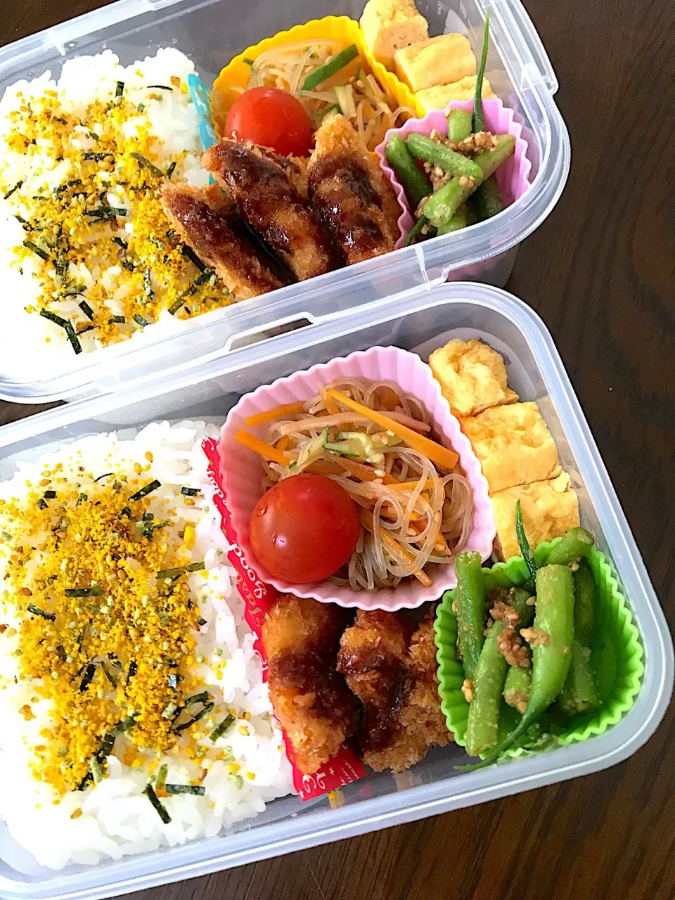 Snapdishの料理写真:チキンカツ弁当|kiicoさん