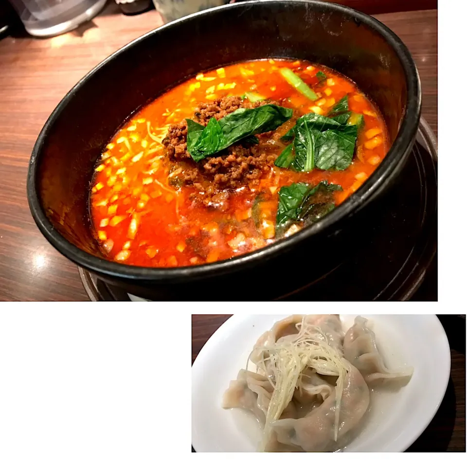 Snapdishの料理写真:汁あり担々麺 #想吃担担面 ユニモール店|tay___75さん