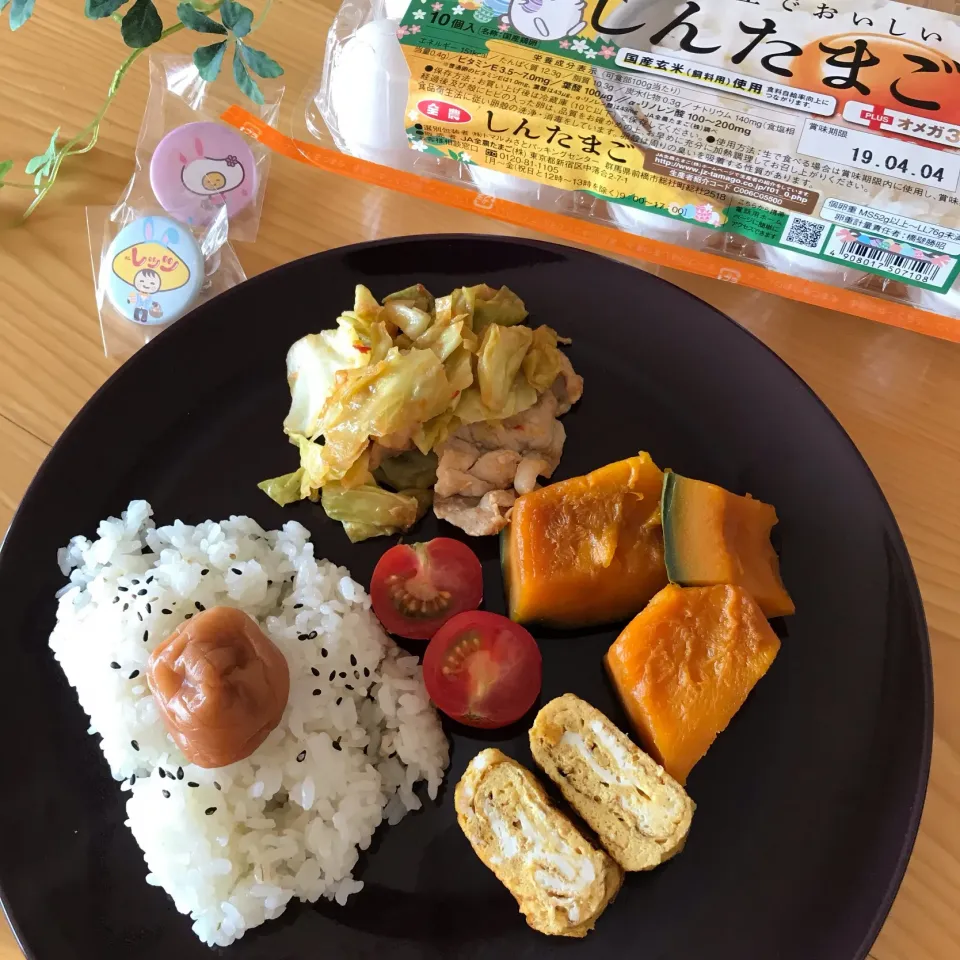 豚キャベピリ辛炒め( ´ ᐞ ` )お昼ご飯|サチャンさん