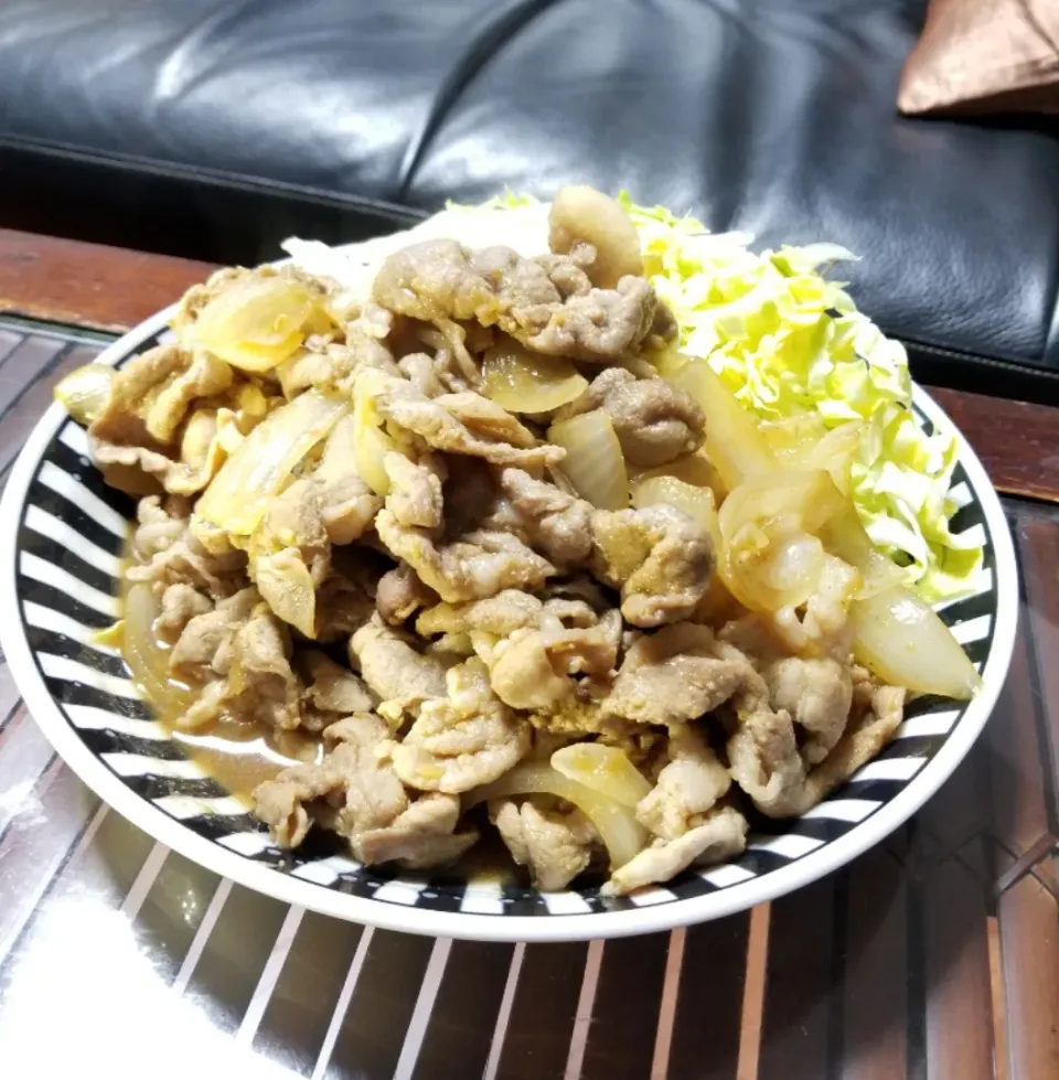 戸村本店の焼肉のたれを使った簡単しょうが焼き♪(o^O^o)|dai.noriさん