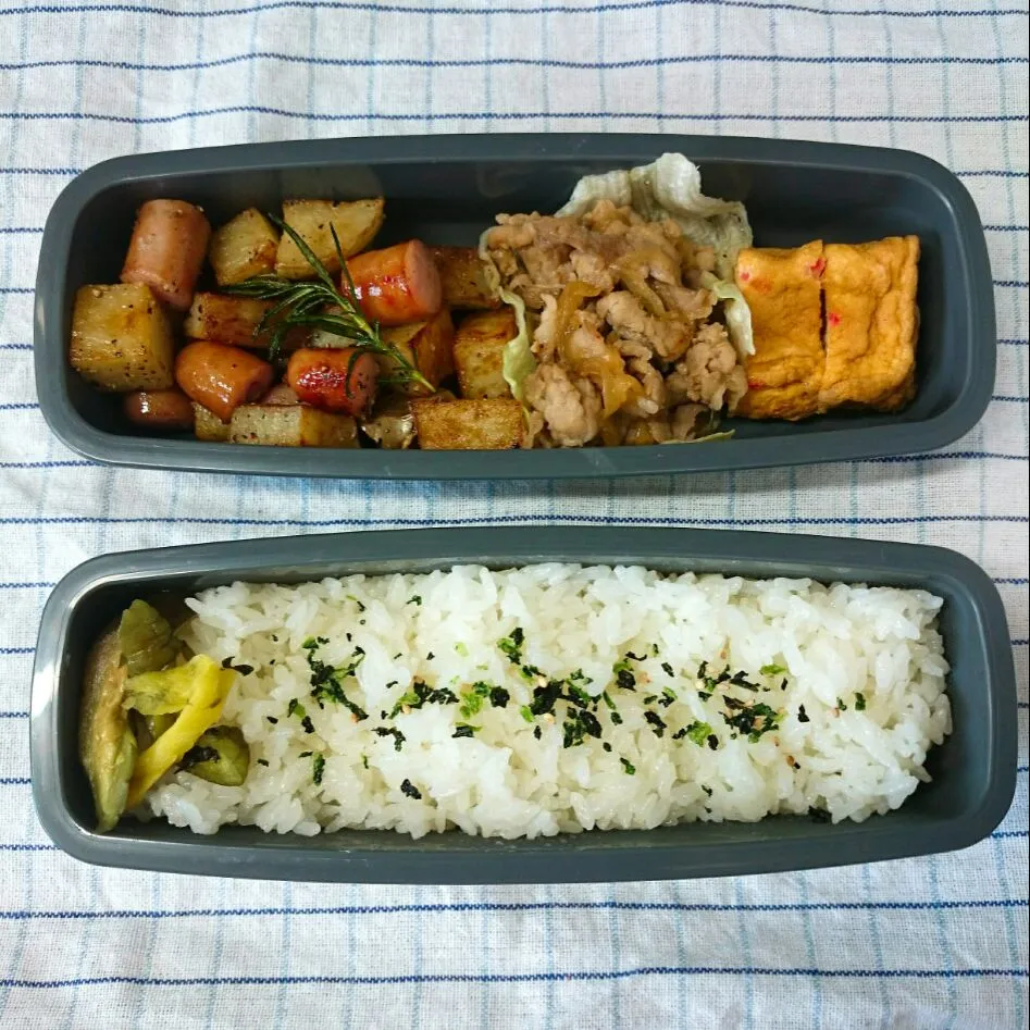 カリカリポテトの和洋折衷弁当|jun(・x・)さん