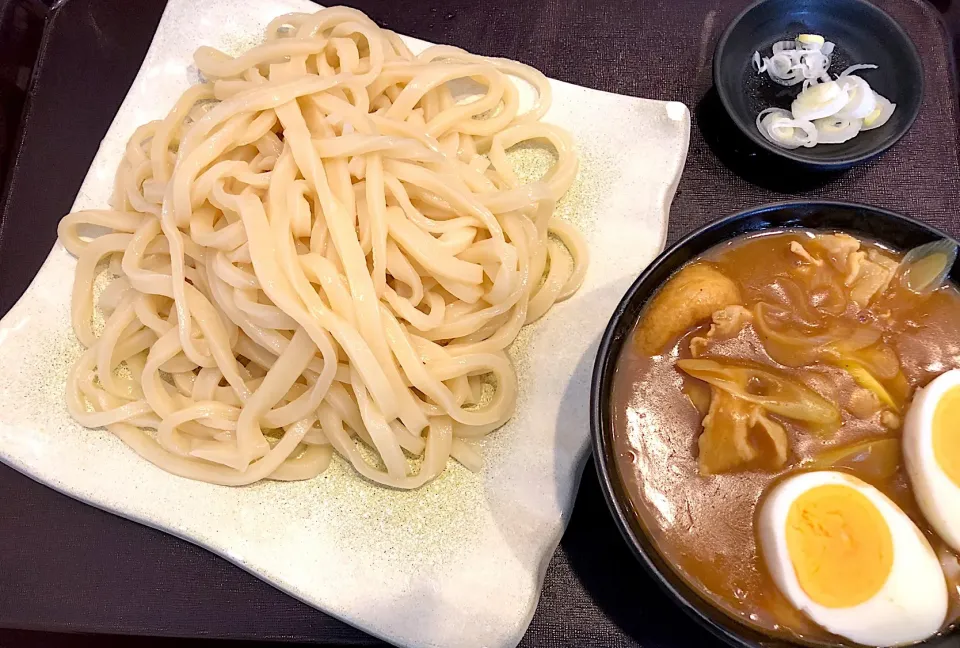 カレー汁うどん 大盛り ゆで卵|tadaroさん