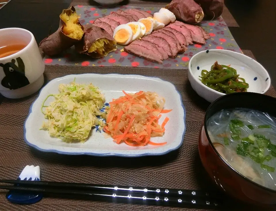 Snapdishの料理写真:夜ご飯～ローストビーフ～|cookinyukoさん