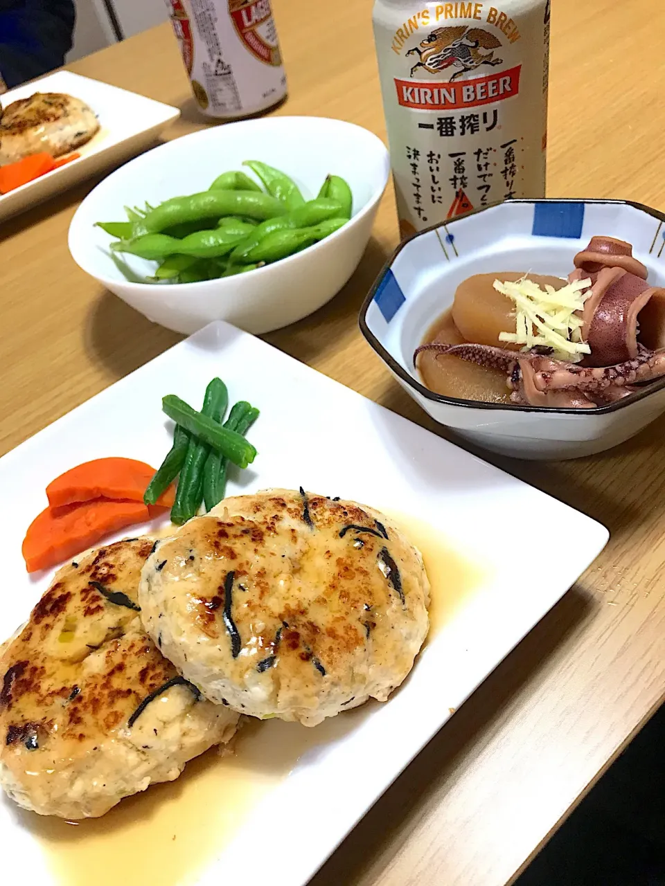 #豆腐ハンバーグ #いか大根|共働き営業ウーマンの酒飲みご飯さん