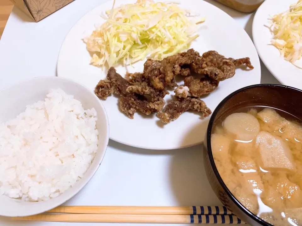 牛の竜田揚げ☺︎︎バス|みおさん