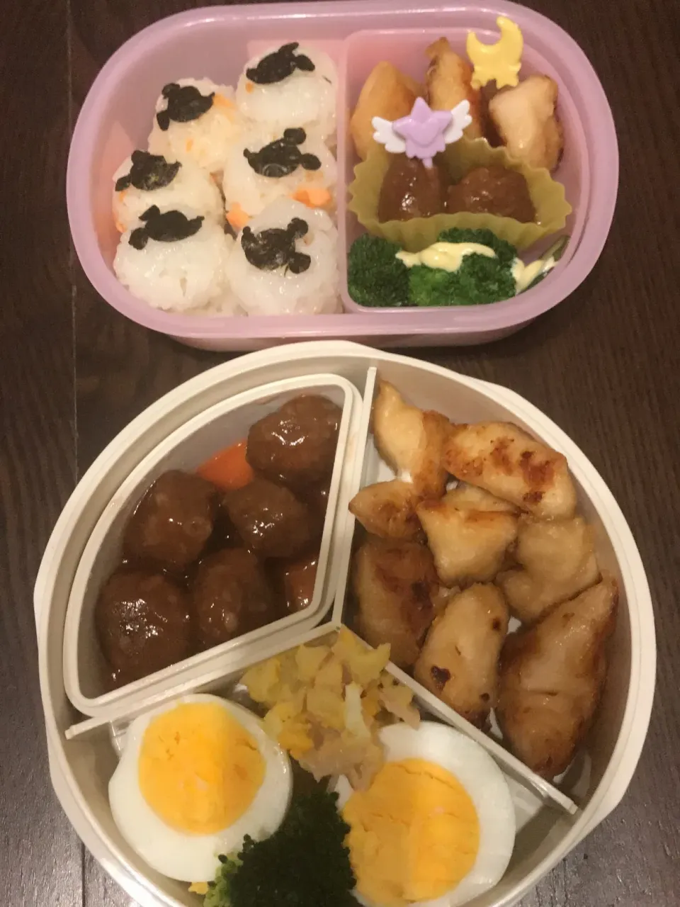 Snapdishの料理写真:春休み最後弁当|みーやさん