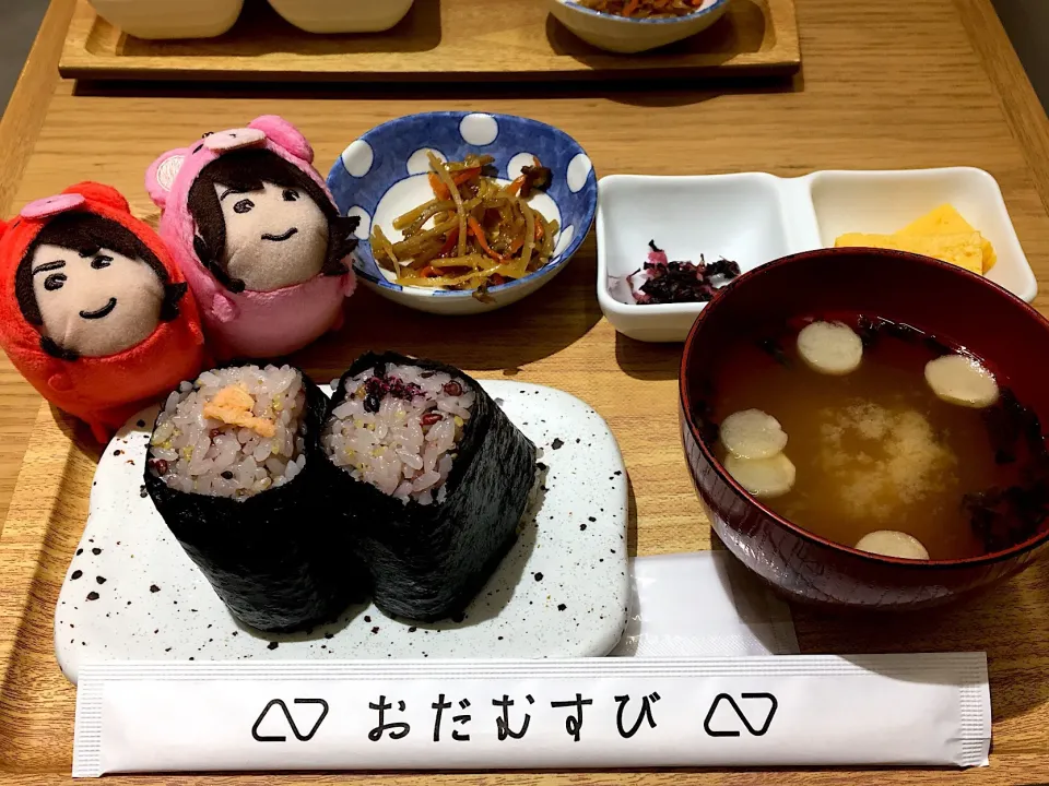 Snapdishの料理写真:あさごはん💗❤️おだむすび|なぎさん