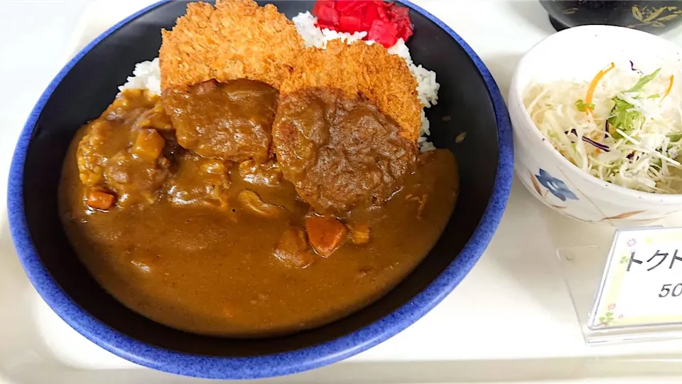 チキンカツカレーセット|nyama1さん