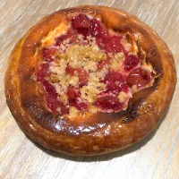 Sour cherry apricot glazed cheesecake danish  #karat|Harukaさん