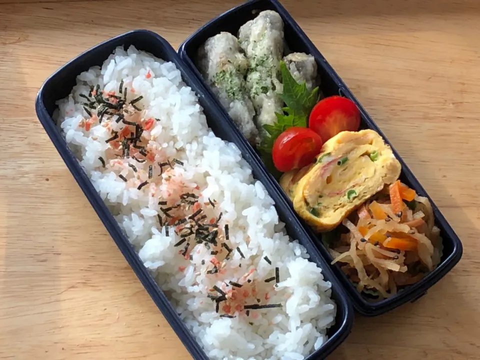 鯵のレモンで南蛮漬け 弁当|弁当 備忘録さん