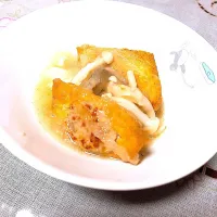 肉詰め厚揚げ豆腐のみぞれ煮|RyO̤̮taさん