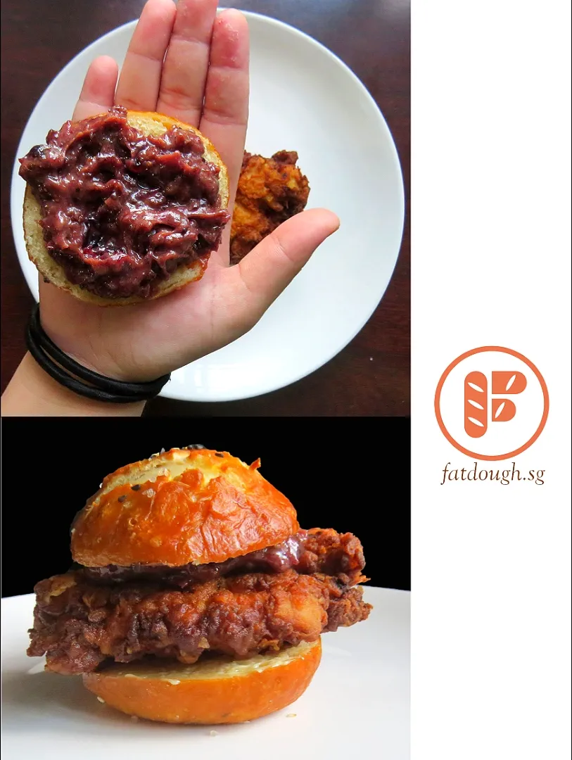 Peanut Butter Fried Chicken Burger|Daniel Limさん