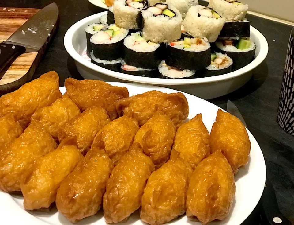 Maki and Inari sushi|Babyluv Cabrera Ocampoさん