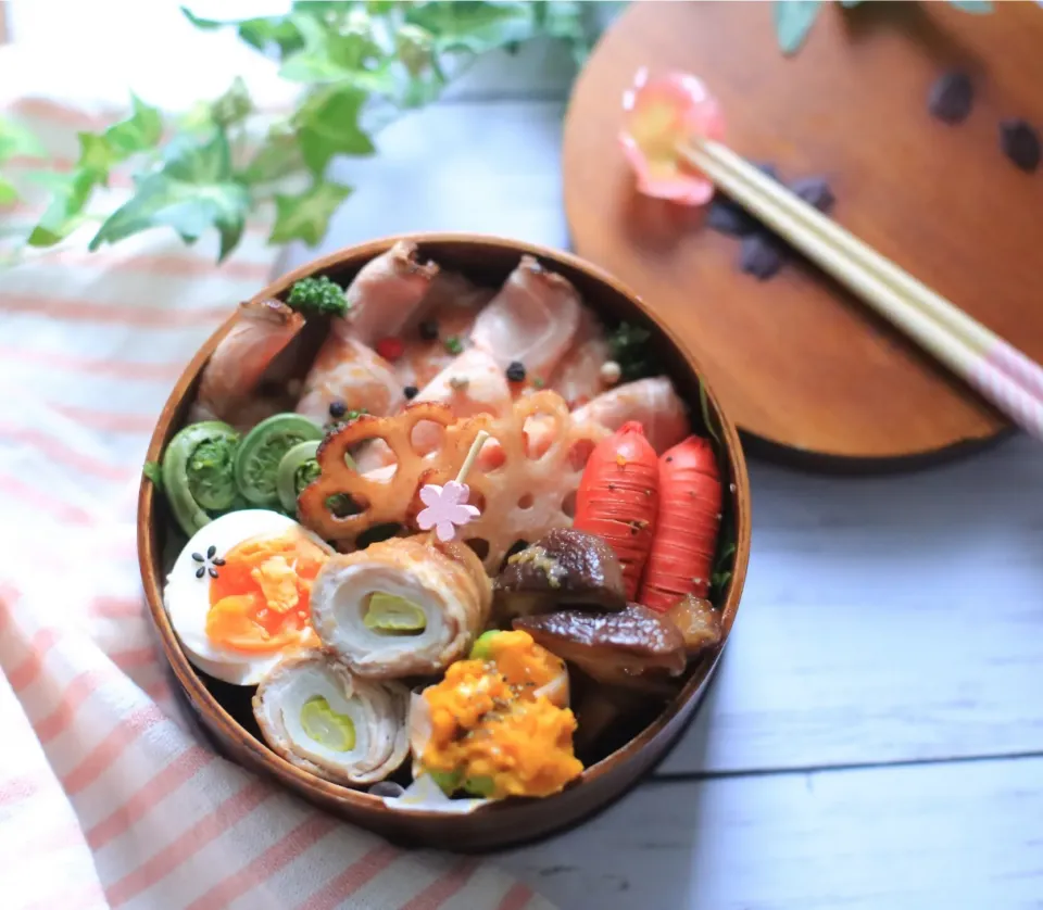 ローストポークのっけ弁当|ゆいか＊さくママさん