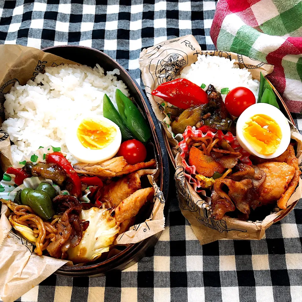 Snapdishの料理写真:2人弁当〜💞ダメについて|Rie Naganoさん