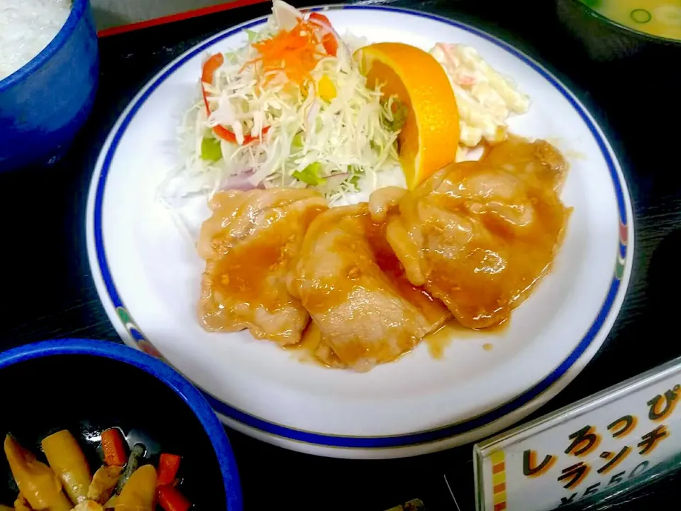 豚肉の生姜焼き定食|nyama1さん