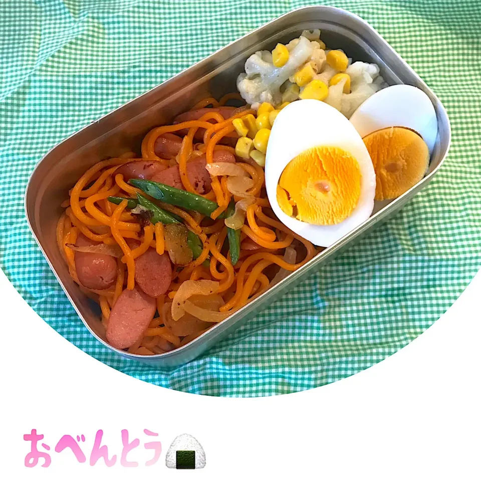 Snapdishの料理写真:ナポリタン #学童弁当  #メスティン|ぶうぶうばるこさん