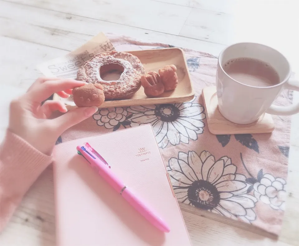 ☕️本日のおやつの時間🍩|☁︎s*a ☁︎さん