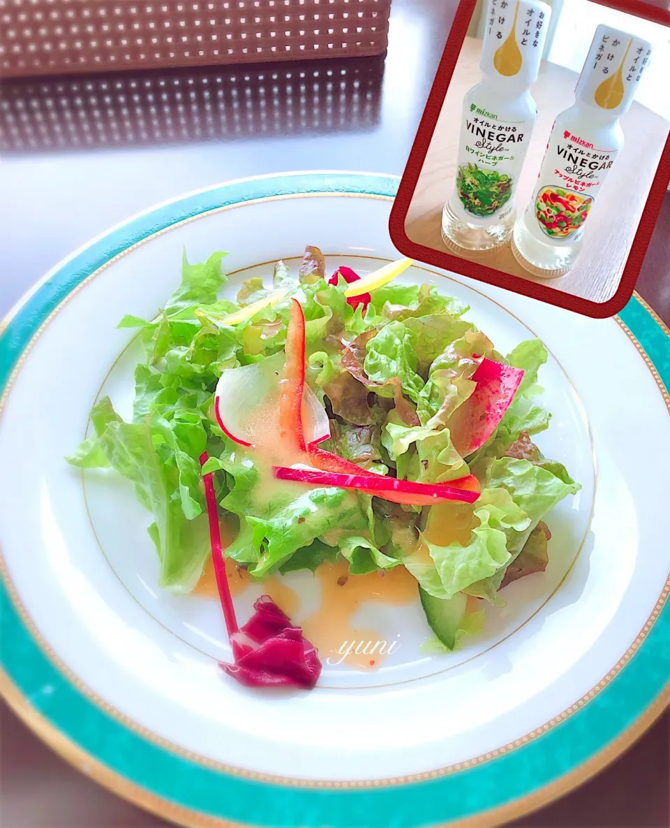 mizkanアップルビネガー&レモンで      🥗🥗サラダ🥗🥗🥗|🌸yuni🌸さん