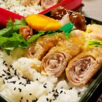 Snapdishの料理写真:#わが家の働く男弁当
☆いつもと変わらない
背伸びしないお弁当☆|kimikimikitchenさん