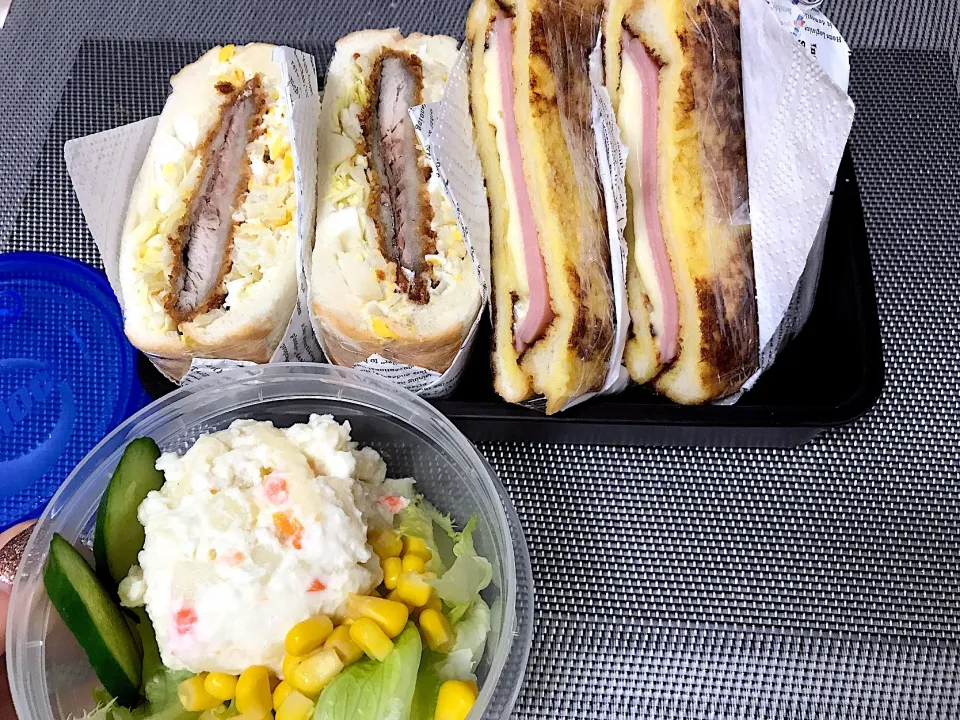 サンドイッチ弁当🥪|なぎさん