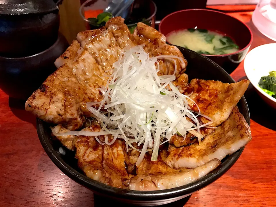 十勝豚丼 大 ロースとバラ ハーフ ご飯は普通盛り|マハロ菊池さん