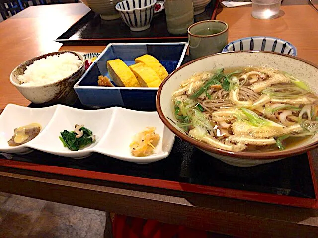 出汁巻たまご定食 #出汁巻き卵 #蕎麦|原田さん