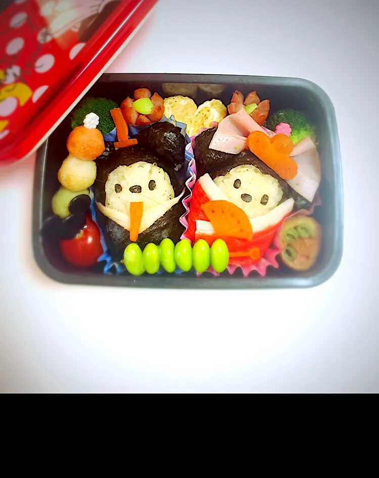 mickey &mini お雛さん弁当♡|yuki's kitchenさん