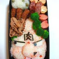 筋肉マン弁当|あさみさん